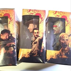 Funko 2012 Wacky Wobbler BobbleHead LOT OF 3 Walki